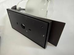  Visual Comfort Company Pair of Mateo Wall Sconces by Marian Jamieson in Bronze Smoked Glass - 4714781