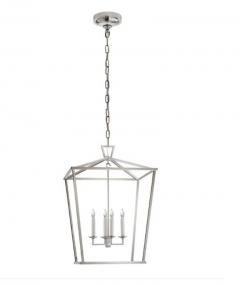  Visual Comfort Company Visual Comfort Chapman Myers Darlana Medium Lantern in Polished Nickel - 3002730