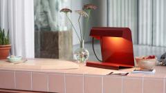  Vitra Jean Prouv Lampe de Bureau Table Lamp in Red for Vitra - 1430074