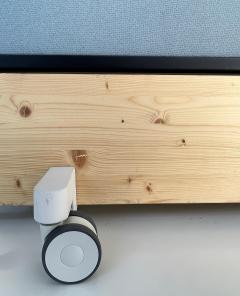  Vitra Vitra Dancing Wall Movable Office Room Dividers Fabric and White Board Sides - 4564311