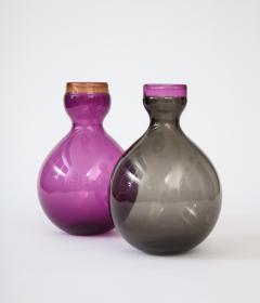  Vitreluxe Pair of Bulb Vases - 2536413