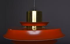  Vitrika Red Vitrika 23415 Pendant Lamp in Brass Denmark - 2965436