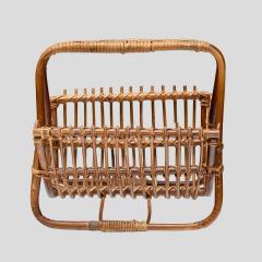  Vivai del Sud 1960s Italian bamboo magazine rack - 4415354