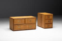  Vivai del Sud Bamboo Chest of Drawers by Vivai del Sud Italy 1970s - 4380802