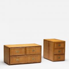  Vivai del Sud Bamboo Chest of Drawers by Vivai del Sud Italy 1970s - 4381813