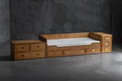  Vivai del Sud Bamboo Daybed by Vivai Del Sud Italy 1970s - 4380848