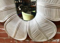  Vivai del Sud Glamorous Giant Flower Wall Mirror Italy 1960s - 889915