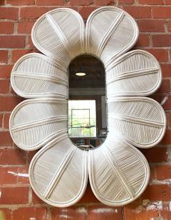  Vivai del Sud Glamorous Giant Flower Wall Mirror Italy 1960s - 889921