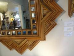  Vivai del Sud Italian Bamboo Mirror By Maurizio Mariani For Vivai del Sud - 3649673