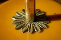  Vivai del Sud Large Faux Bamboo Table Lamp in Brass and Resin 1970s - 4395030