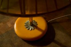  Vivai del Sud Large Faux Bamboo Table Lamp in Brass and Resin 1970s - 4395032