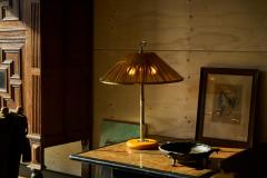  Vivai del Sud Large Faux Bamboo Table Lamp in Brass and Resin 1970s - 4395051