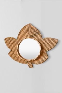  Vivai del Sud Leaf Vivai del Sud Mirror in rush Italy 1970 - 3382034