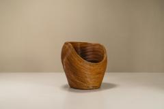  Vivai del Sud Light Rattan Pod Chair In The Style Of Vivai del Sud Italy 1970s - 3227578