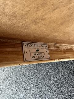  Vivai del Sud Modular Rattan Tables by Vivai Del Sud Italy 1970s - 4696051