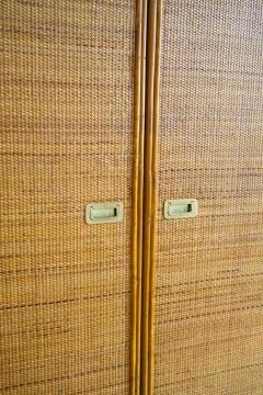  Vivai del Sud Pair of Bamboo Cabinets by Vivai del Sud 1970s - 4364848
