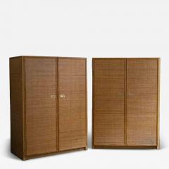  Vivai del Sud Pair of Bamboo Cabinets by Vivai del Sud 1970s - 4428442