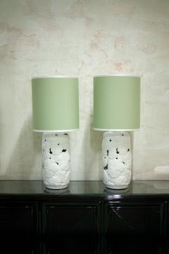 Vivai del Sud Pair of Ceramic Lamps By Vivai Del Sud 1970s - 4581712