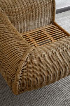  Vivai del Sud Pair of Hand Woven wicker armchairs Vivai del Sud Italy 1970 - 4215081