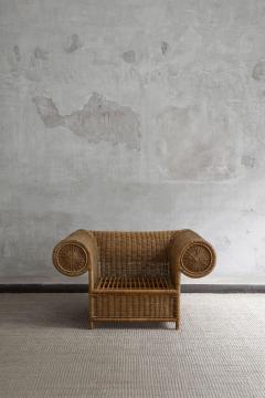  Vivai del Sud Pair of Hand Woven wicker armchairs Vivai del Sud Italy 1970 - 4215083