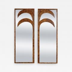  Vivai del Sud Pair of Standing Mirrors with Bamboo Palm Tree by Vivai del Sud - 2164944