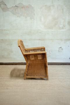  Vivai del Sud Pair of Wicker Armchairs Ascona Model By Vivai del Sud 1970s - 4505975