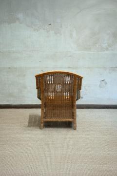  Vivai del Sud Pair of Wicker Armchairs Ascona Model By Vivai del Sud 1970s - 4505979