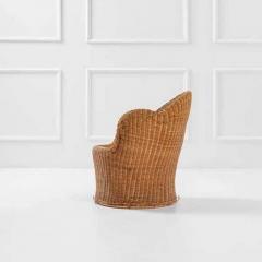  Vivai del Sud Pair of Wicker Armchairs Vivai del Sud 1970 - 3349269