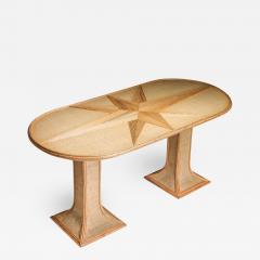  Vivai del Sud Rattan and Bamboo Table by Vivai del Sud 1970s - 1695058