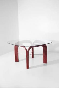  Vivai del Sud Red bamboo dining table by Vivai Del Sud - 3981373