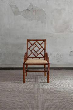  Vivai del Sud Set of 4 Bamboo Chairs Pagoda Series By Vivai del Sud Designer Colin Morrow - 4148011