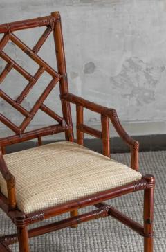  Vivai del Sud Set of 4 Bamboo Chairs Pagoda Series By Vivai del Sud Designer Colin Morrow - 4148019