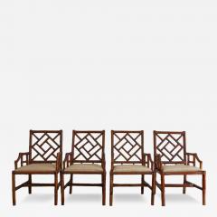  Vivai del Sud Set of 4 Bamboo Chairs Pagoda Series By Vivai del Sud Designer Colin Morrow - 4231090