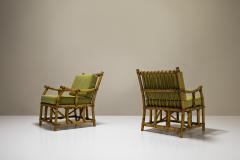  Vivai del Sud Set of Two Bamboo Armchairs in the Style of Vivai del Sud Italy 1970s - 3725375