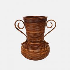  Vivai del Sud Tw0 Handled Bamboo Vase by Vivai del Sud - 4197379