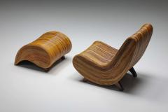  Vivai del Sud Vivai Del Sud Lounge Chair with Ottoman 1960s - 2301952