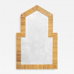  Vivai del Sud Vivai Del Sud Wall Mirror with frame entirely in bamboo - 3483695
