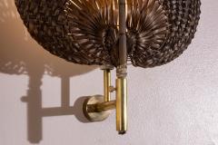  Vivai del Sud Vivai del Sud Leaf Shaped Wall Sconces Set of Four Italy 1970s - 4606048