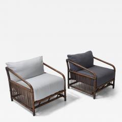  Vivai del Sud Vivai del Sud bamboo rattan armchairs 1960s  - 4396051
