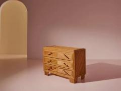  Vivai del Sud Vivai del Sud wood rattan and bamboo chest of drawers Itlay 1970s - 3919437