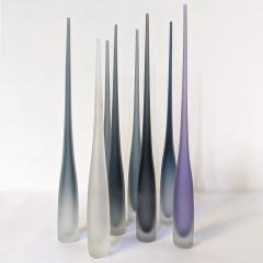  Vivarini FLUTE by Vivarini Series of 8 Murano glass vases - 1546502