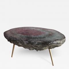  Von Pelt Von Pelt Atelier Contemporary Handmade Rare Geode Shape Meteorite Coffee Table - 3230347