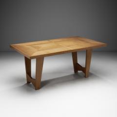  Votre Maison Guillerme et Chambron Ardennes Extendable Dining Table France ca 1960s - 4239347