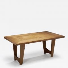  Votre Maison Guillerme et Chambron Ardennes Extendable Dining Table France ca 1960s - 4247162