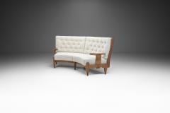  Votre Maison Guillerme et Chambron Oak Angular Sofa for Votre Maison France 1960s - 4242604