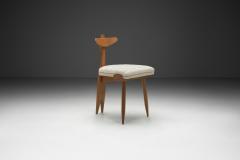  Votre Maison Guillerme et Chambron Oak Tripod Stool for Votre Maison France ca 1950s - 4242324