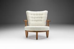  Votre Maison Guillerme et Chambron Sculptural Oak Chair for Votre Maison France 1950s - 4242375