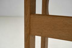  Votre Maison Pair of Guillerme et Chambron Oak Bedside Tables France Mid 20th Century - 4398953