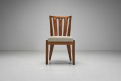  Votre Maison Set of Six Oak Dining Chairs by Guillerme et Chambron France 20th Century - 4216605