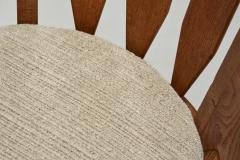  Votre Maison Set of Six Oak Dining Chairs by Guillerme et Chambron France 20th Century - 4216608
